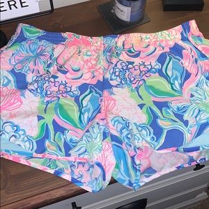 lilly pulitzer athletic shorts!